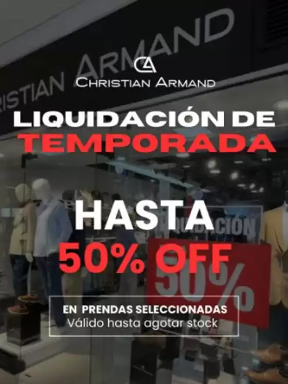 Catálogo Christian Armand | Liquidacion de temporada | 2026-10-14T00:00:00.000Z - 2026-10-31T00:00:00.000Z