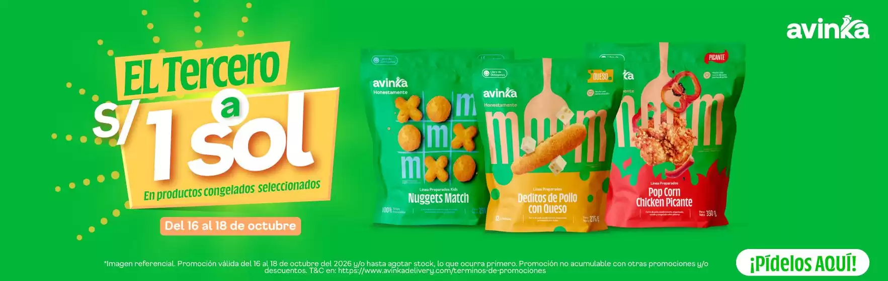 Catálogo Avinka | Grandes descuentos en productos seleccionados | 2026-10-16T00:00:00.000Z - 2026-10-18T00:00:00.000Z