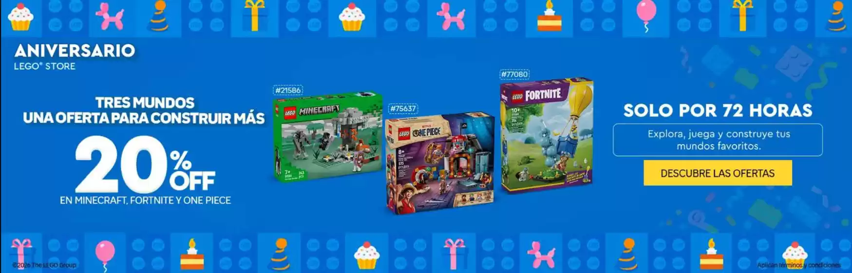 Catálogo LEGO | Tus favoritos a precio especial  | 2026-10-16T00:00:00.000Z - 2026-10-18T00:00:00.000Z