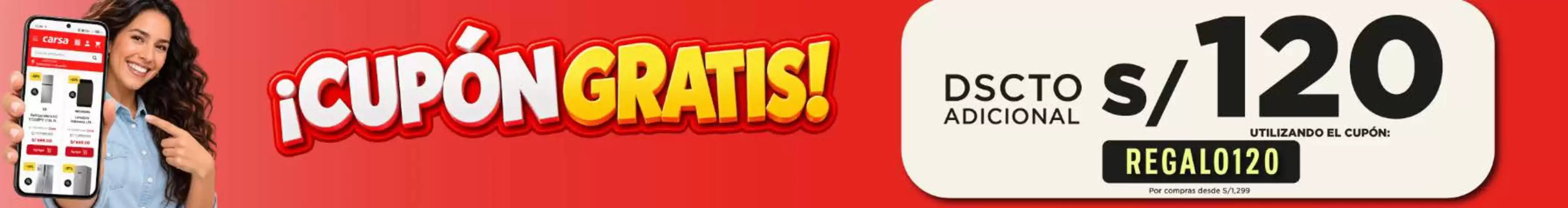 Catálogo Carsa | Cupon Gratis! | 2026-10-19T00:00:00.000Z - 2026-11-19T00:00:00.000Z