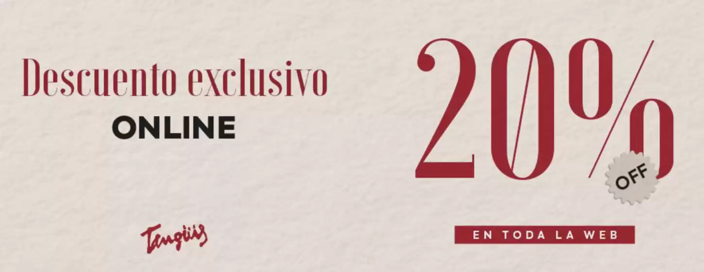 Catálogo Tanguis en Cusco | Descuento exclusivo online | 2026-10-19T00:00:00.000Z - 2026-11-19T00:00:00.000Z