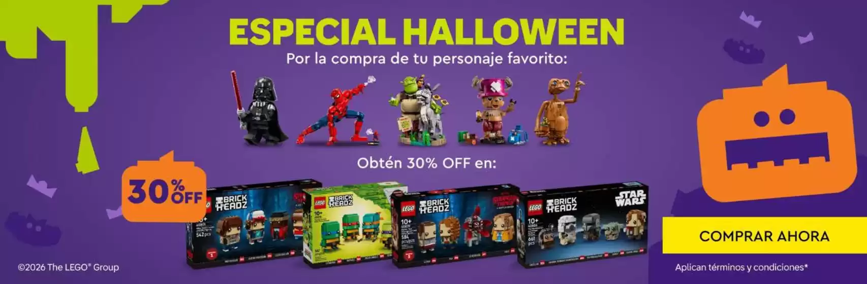 Catálogo LEGO | Especial halloween! | 2026-10-21T00:00:00.000Z - 2026-10-31T00:00:00.000Z
