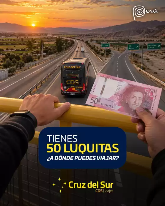 Catálogo Cruz Del Sur | Tienes 50 luquitas | 2026-10-21T00:00:00.000Z - 2026-11-21T00:00:00.000Z