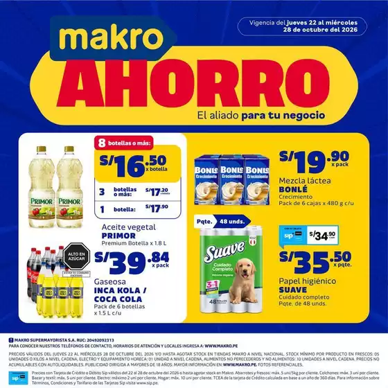 Catálogo Makro | Catálogo Makroahorro VIG #22 | 2026-10-22T00:00:00.000Z - 2026-10-28T00:00:00.000Z