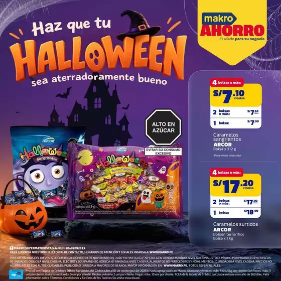 Catálogo Makro | Especial Halloween VIG#22 | 2026-10-22T00:00:00.000Z - 2026-11-01T00:00:00.000Z