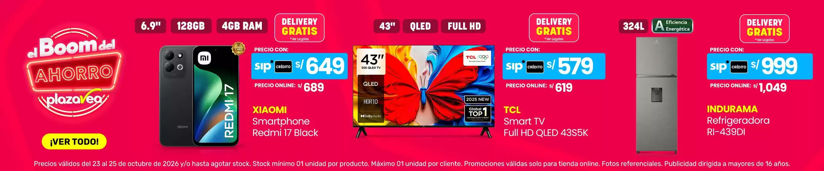 Catálogo Plaza Vea | Catálogo Plaza Vea | 2026-10-23T00:00:00.000Z - 2026-10-25T00:00:00.000Z