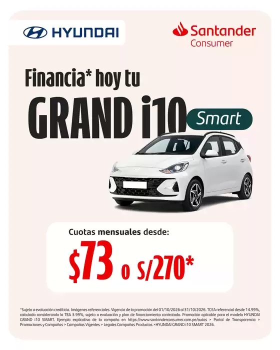 Catálogo Santander | Financia hoy  | 2026-10-23T00:00:00.000Z - 2026-10-31T00:00:00.000Z