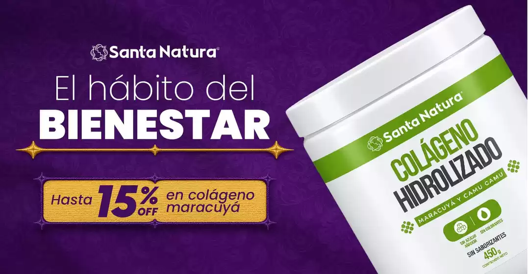 Catálogo Santa Natura | Grandes descuentos en productos seleccionados | 2026-10-26T00:00:00.000Z - 2026-11-09T00:00:00.000Z