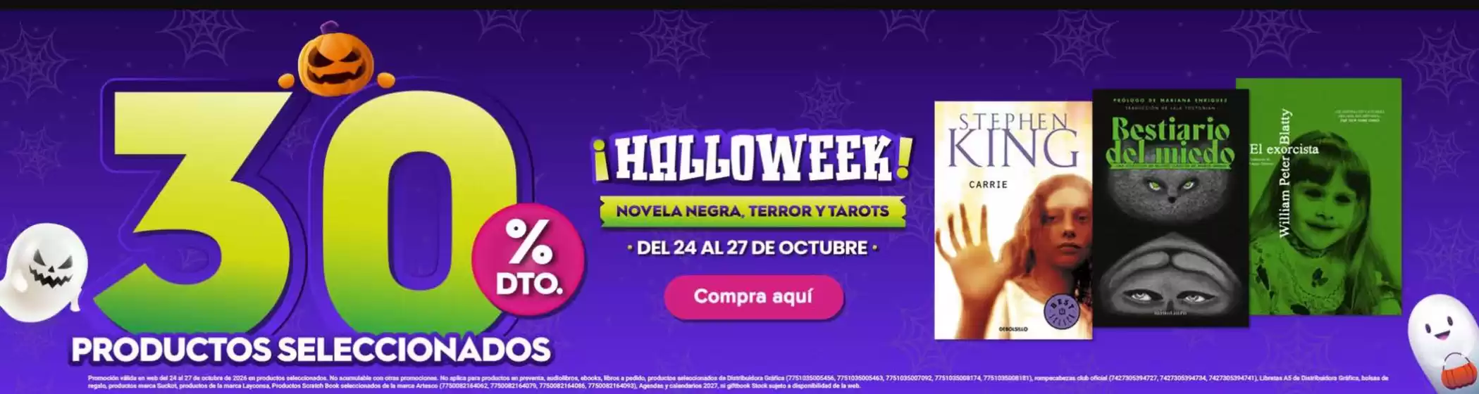 Catálogo Crisol | Halloweek  | 2026-10-26T00:00:00.000Z - 2026-10-27T00:00:00.000Z