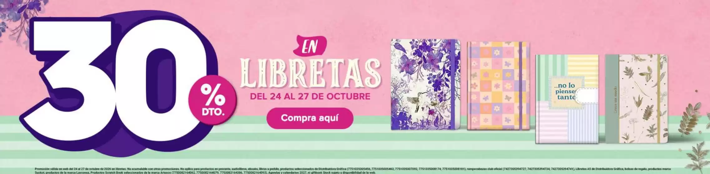Catálogo Crisol | En libretas  | 2026-10-26T00:00:00.000Z - 2026-10-27T00:00:00.000Z