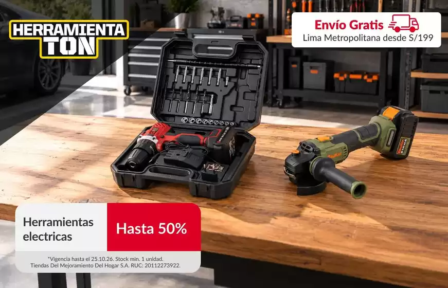 Catálogo Sodimac | Promociones actuales | 2026-10-28T00:00:00.000Z - 2026-11-11T00:00:00.000Z