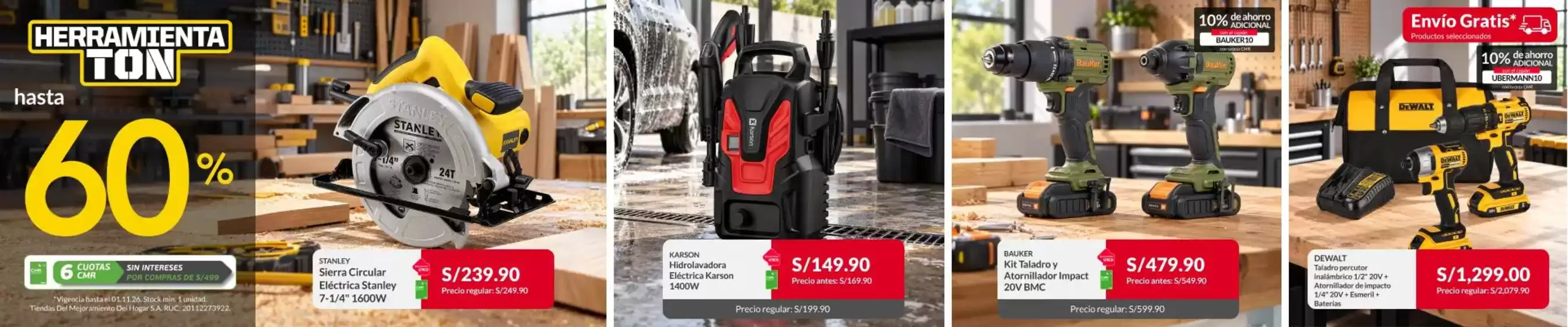 Catálogo Sodimac | Ofertas exclusivas para nuestros clientes | 2026-10-28T00:00:00.000Z - 2026-11-01T00:00:00.000Z