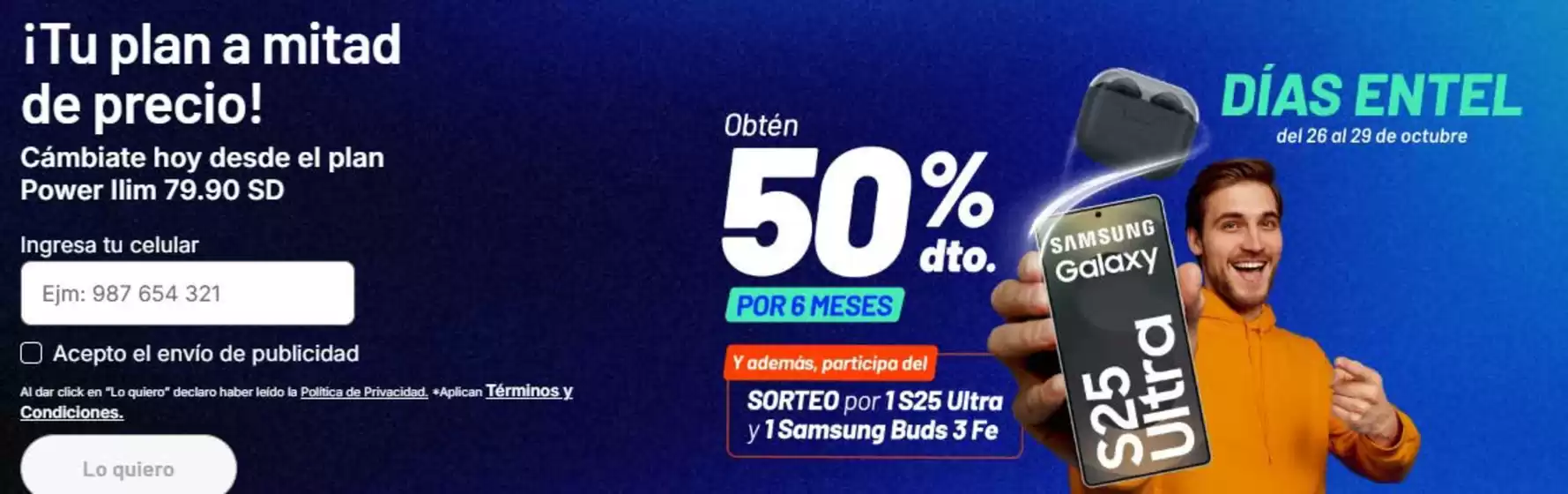 Catálogo Entel | Dias Entel | 2026-10-28T00:00:00.000Z - 2026-10-29T00:00:00.000Z