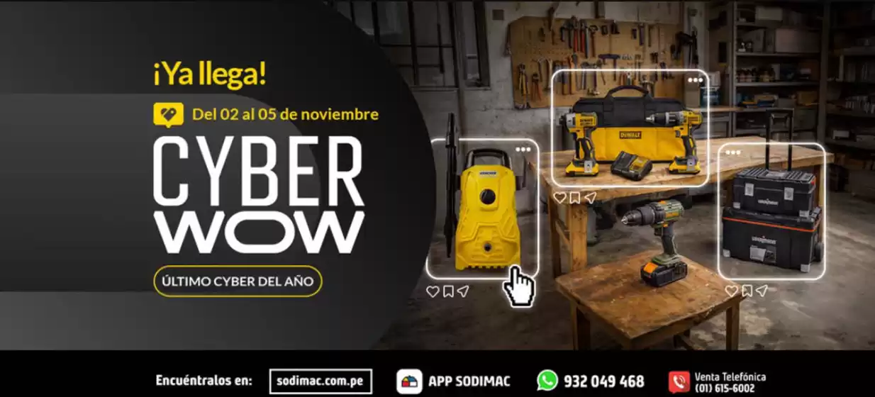 Catálogo Sodimac | Cyber Wow | 2026-10-29T00:00:00.000Z - 2026-11-05T00:00:00.000Z