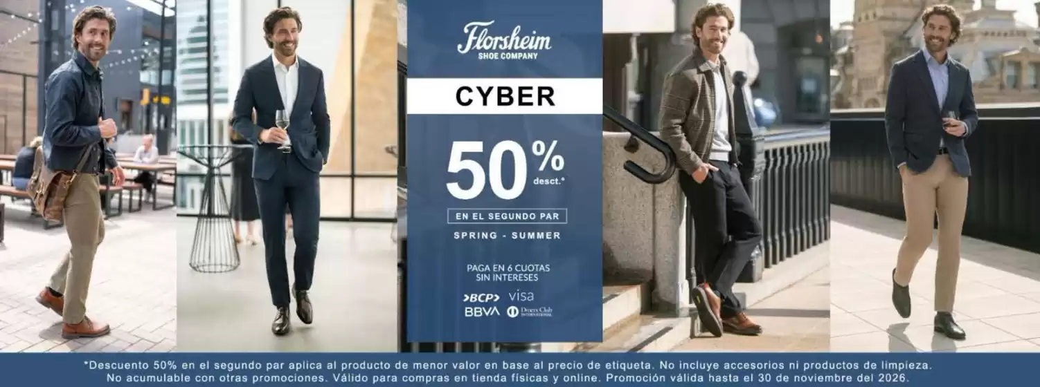 Catálogo Florsheim | Cyber | 2026-10-29T00:00:00.000Z - 2026-11-30T00:00:00.000Z
