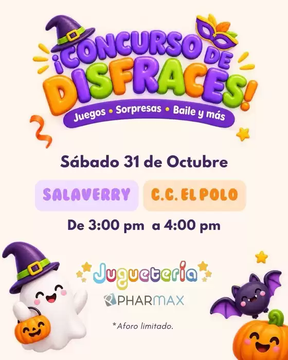 Catálogo Pharmax | Concurso de disfraces! | 2026-10-29T00:00:00.000Z - 2026-10-31T00:00:00.000Z