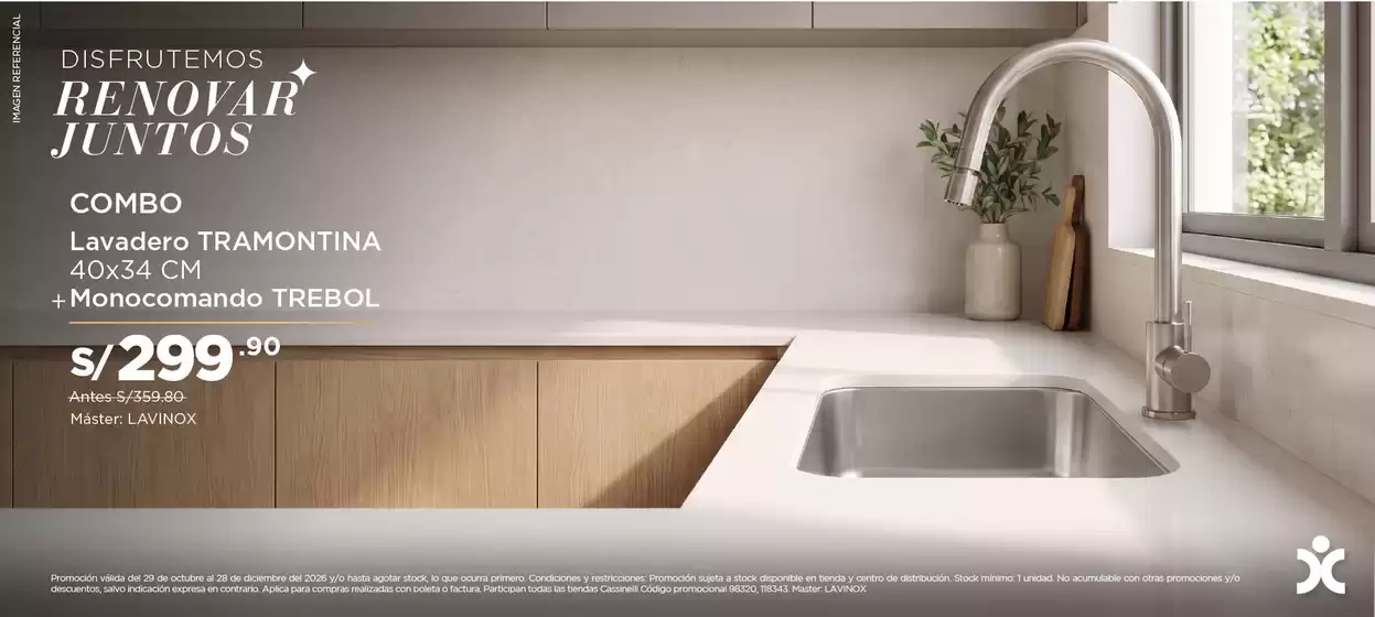 Catálogo Cassinelli | Ofertas especiales para ti | 2026-10-28T00:00:00.000Z - 2026-12-30T00:00:00.000Z