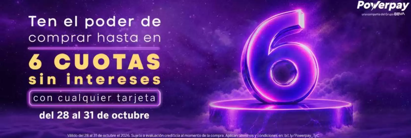 Catálogo Phantom | 6 coutas sin intereses | 2026-10-30T00:00:00.000Z - 2026-10-31T00:00:00.000Z