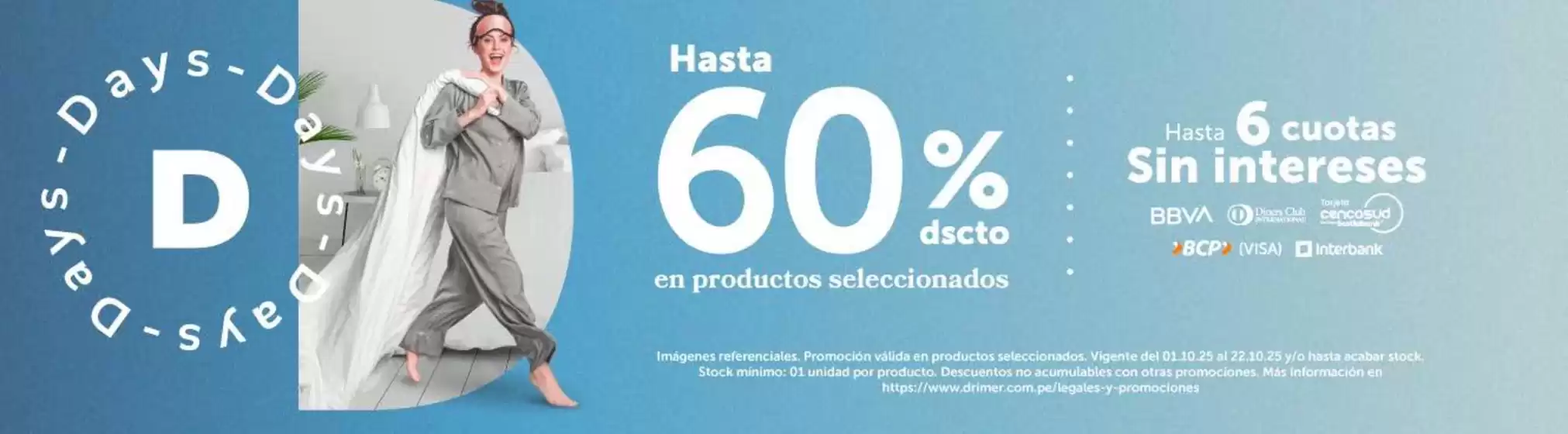 Catálogo Drimer | Hasta 60%dscto  | 2025-10-01T00:00:00.000Z - 2025-10-22T00:00:00.000Z