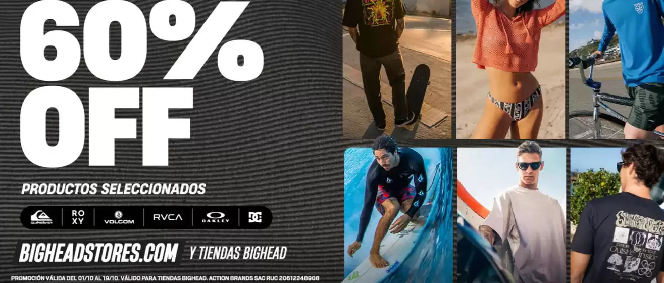 Catálogo Big Head | 60%off productos seleccionados | 2025-10-03T00:00:00.000Z - 2025-10-19T00:00:00.000Z