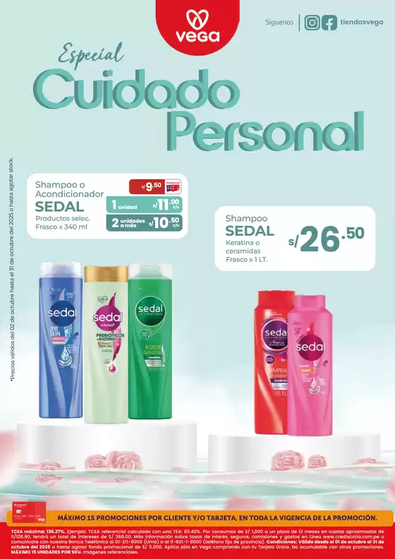 Catálogo Vega | Descuentos y promociones | 2025-10-04T00:00:00.000Z - 2025-10-18T00:00:00.000Z