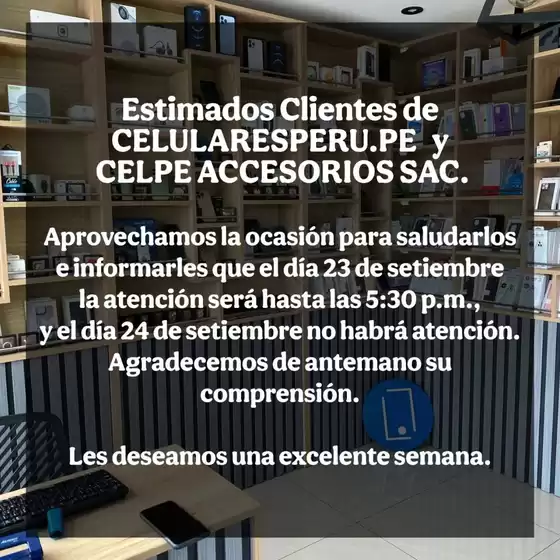 Catálogo Celulares Perú | Descubre ofertas atractivas | 2025-10-04T00:00:00.000Z - 2025-10-18T00:00:00.000Z
