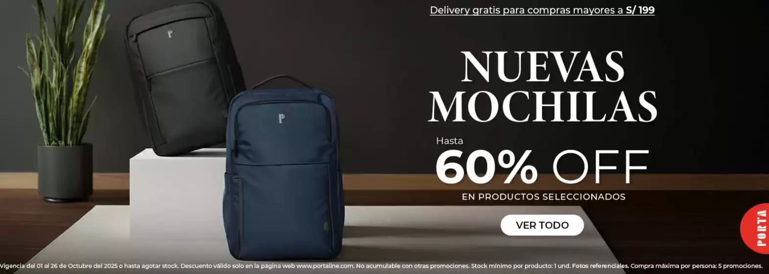 Catálogo Porta | Hasta 50%/60%off  | 2025-10-06T00:00:00.000Z - 2025-10-26T00:00:00.000Z