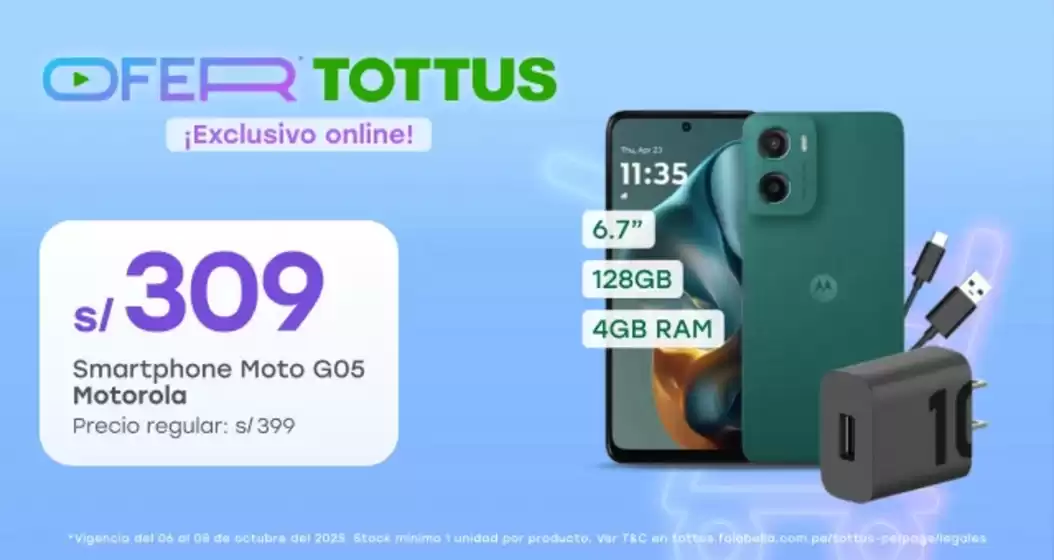 Catálogo Tottus en Chala | Ofertas especiales para ti | 2025-10-06T00:00:00.000Z - 2025-10-20T00:00:00.000Z