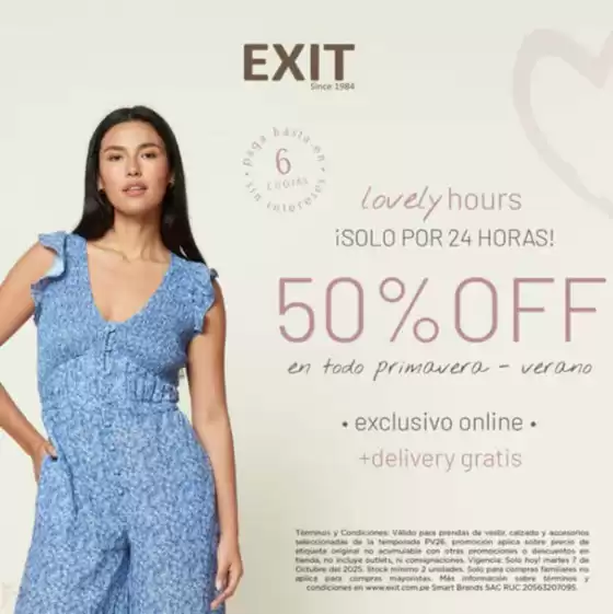 Catálogo Exit | Lovely Hours  | 2025-10-07T00:00:00.000Z - 2025-10-07T00:00:00.000Z