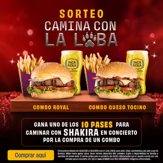 Catálogo Bembos | Descubre ofertas atractivas | 2025-10-07T00:00:00.000Z - 2025-10-21T00:00:00.000Z