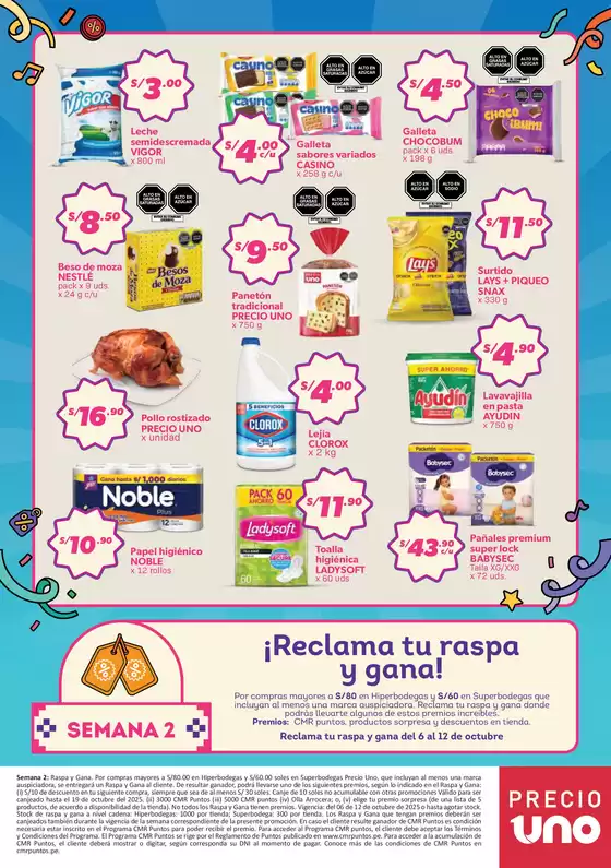 Catálogo Hiperbodega Precio Uno.