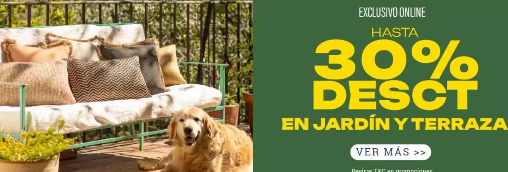 Catálogo Casaideas | Hasta 30% desct en jardin y terraza  | 2025-10-07T00:00:00.000Z - 2025-10-18T00:00:00.000Z
