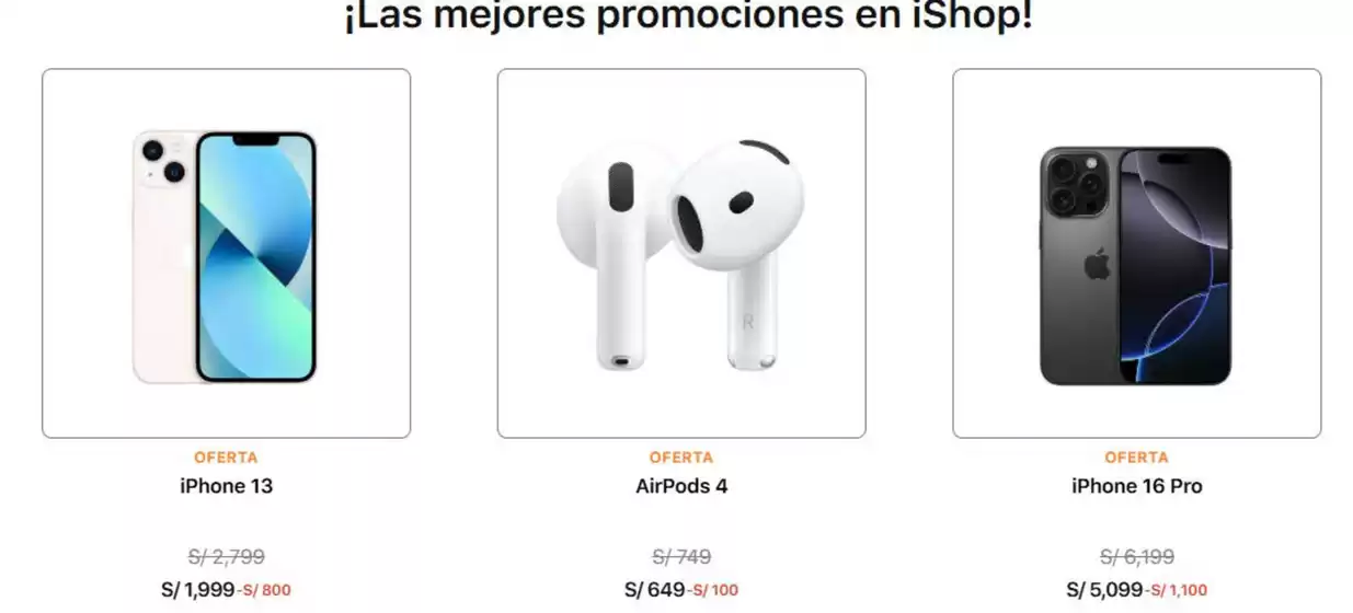 Catálogo iShop | Las mejores promociones en iShop! | 2025-10-08T00:00:00.000Z - 2025-10-24T00:00:00.000Z