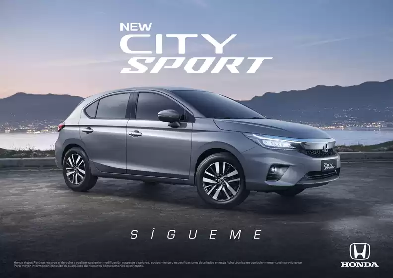 Catálogo Honda | Honda CITY SPORT. | 2025-10-09T00:00:00.000Z - 2025-10-23T00:00:00.000Z