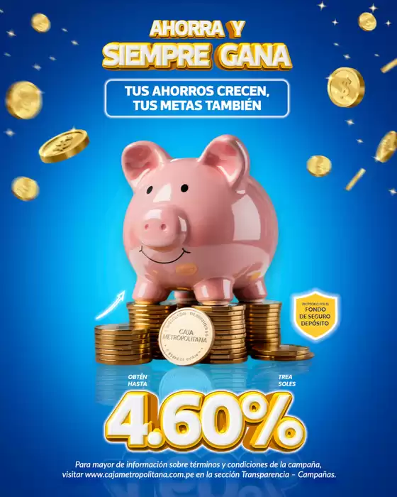 Catálogo Caja Metropolitana en Lima | Ahorra y siempre gana  | 2025-10-13T00:00:00.000Z - 2025-10-31T00:00:00.000Z