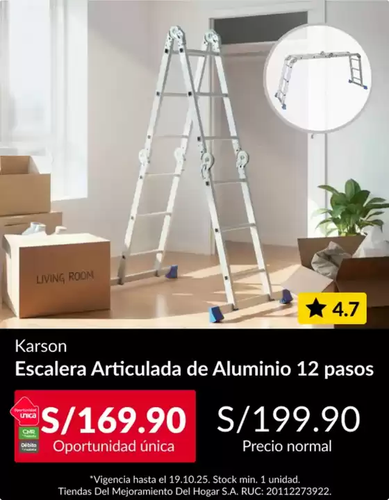 Catálogo Sodimac en Sullana | Ofertas principales para todos los clientes | 2025-10-14T00:00:00.000Z - 2025-10-28T00:00:00.000Z