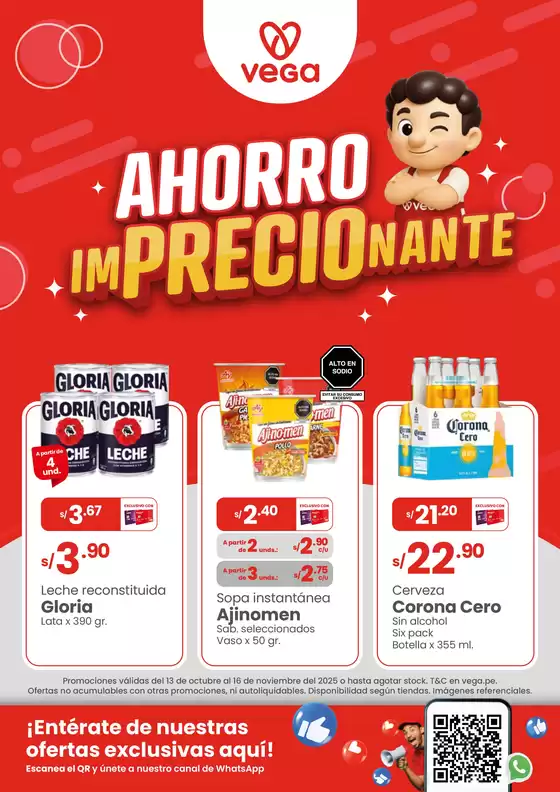 Catálogo Vega | Ofertas especiales atractivas para todos | 2025-10-14T00:00:00.000Z - 2025-10-28T00:00:00.000Z