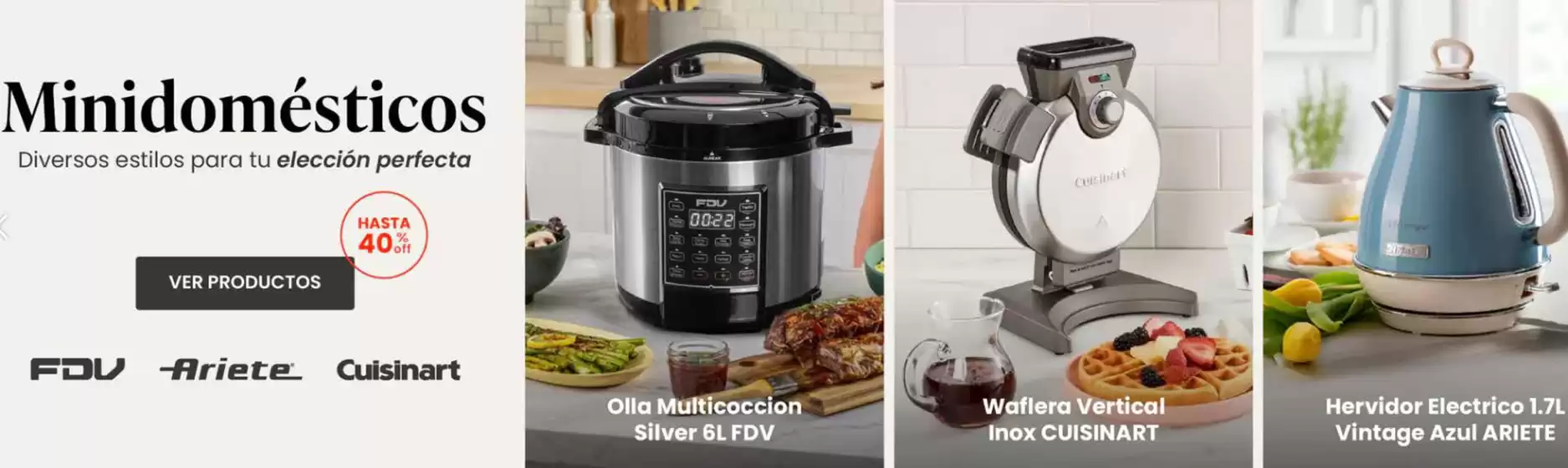 Catálogo Kitchen Center | Minidomesticos 40% off  | 2025-10-15T00:00:00.000Z - 2025-10-26T00:00:00.000Z