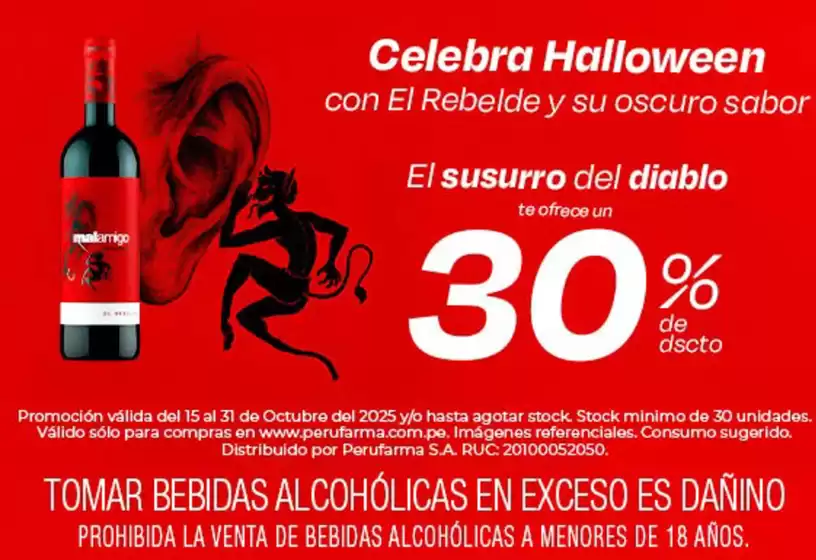 Catálogo Perufarma | Celebra halloween  | 2025-10-15T00:00:00.000Z - 2025-10-31T00:00:00.000Z