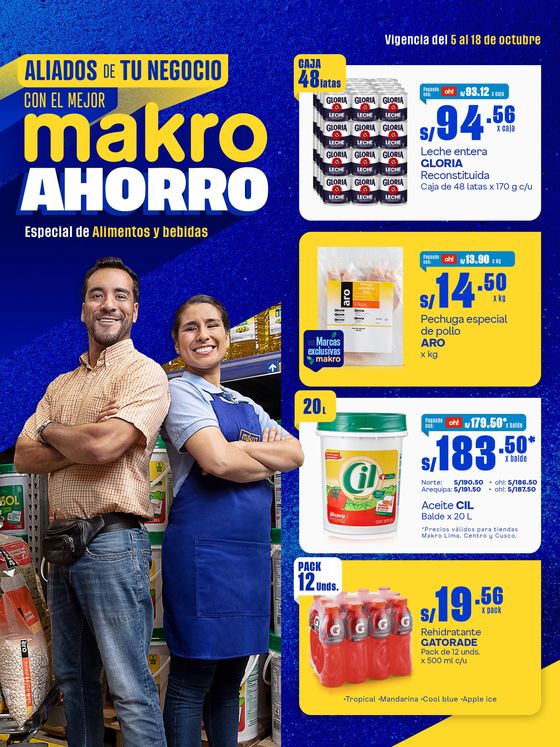 Catálogo Makro | MakroAhorro Food N21 | 2023-10-05T00:00:00.000Z - 2023-10-18T00:00:00.000Z