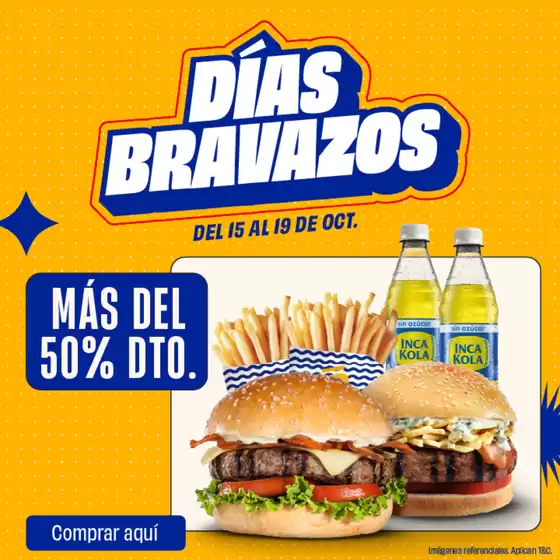 Catálogo Bembos en Lurín | Gran variedad de ofertas | 2025-10-16T00:00:00.000Z - 2025-10-30T00:00:00.000Z