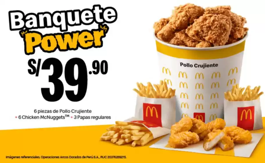 Catálogo McDonald's en Lurín | Banquete Power  | 2025-10-16T00:00:00.000Z - 2025-10-31T00:00:00.000Z