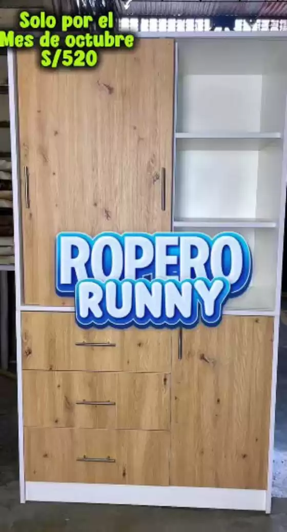 Catálogo Ikasa | Ropero Runny  | 2025-10-16T00:00:00.000Z - 2025-10-31T00:00:00.000Z