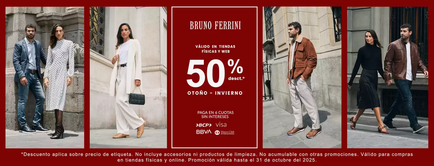Catálogo Bruno Ferrini en Callao | 50%desct otono- invierno  | 2025-10-16T00:00:00.000Z - 2025-10-31T00:00:00.000Z