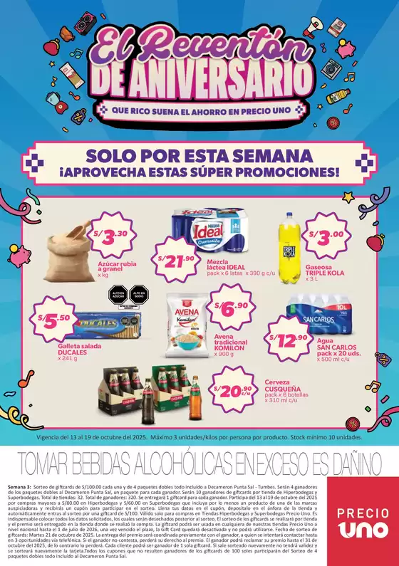 Catálogo Hiperbodega Precio Uno | Descubre ofertas atractivas | 2025-10-17T00:00:00.000Z - 2025-10-31T00:00:00.000Z