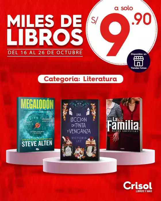 Catálogo Crisol | Miles de libros  | 2025-10-17T00:00:00.000Z - 2025-10-26T00:00:00.000Z