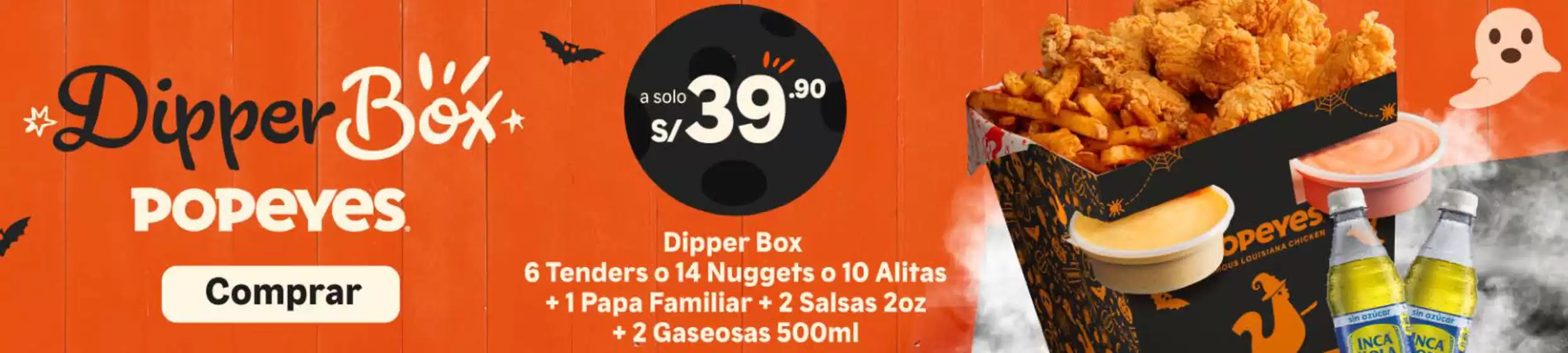 Catálogo Popeyes en Piura | Dipper Box  | 2025-10-20T00:00:00.000Z - 2025-10-31T00:00:00.000Z