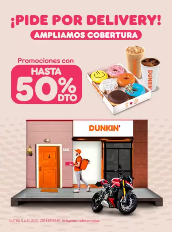 Catálogo Dunkin Donuts en Piura | Promociones con hasta 50%dto | 2025-10-20T00:00:00.000Z - 2025-10-31T00:00:00.000Z