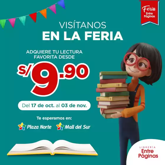 Catálogo Entre Páginas | Visitanos en la feria  | 2025-10-20T00:00:00.000Z - 2025-11-03T00:00:00.000Z