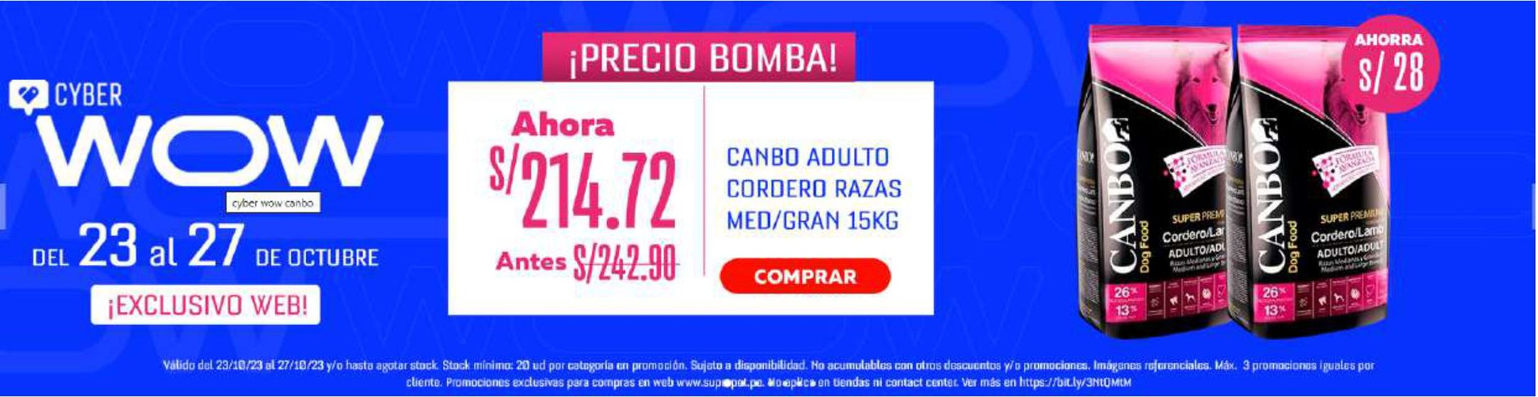 Catálogo Superpet | Precio bomba  | 2023-10-26T00:00:00.000Z - 2023-10-27T00:00:00.000Z